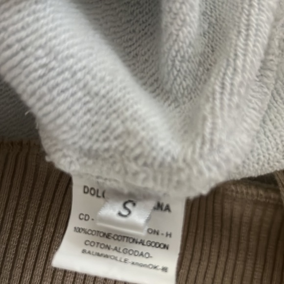 100% Authentic Dolce & Gabbana woman’s Cropped Hoodie - Picture 5 of 6